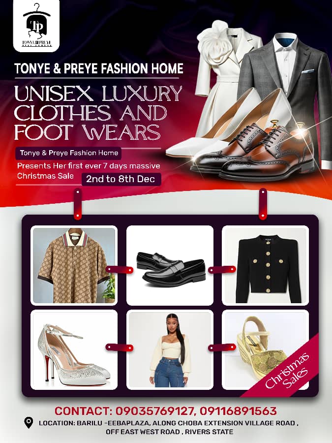 Tonye & Preye Fashion Sale
